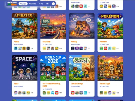 Topic Collections - "The Best Kids Podcasts About…"