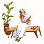 The Red Leather Shoes feat. Madhur Jaffrey & Aasif Mandvi episode logo