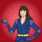 Dr Abigail Allwood — the girl who looks for life on Mars episode logo