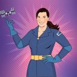 Andrea Boyd — the girl who became the voice of space episode logo