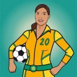 Sam Kerr – the girl who became a football superstar episode logo
