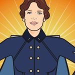 Lillian Armfield — the girl who fought the baddies episode logo