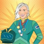 Caroline Buchanan — the story of the girl who became a world champion BMX bandit episode logo