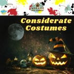Considerate Costumes for Halloween episode logo
