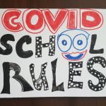 New covid school rules, SpaceX landing, Indian asteroid discovery, Salzburg music festival, and 3D dinosaurs episode logo