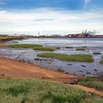 Peace beside the tidal Thames near Stanford-le-Hope in the county of Essex episode logo