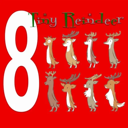 8 on sale reindeer names