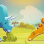 Stegosaurus vs Triceratops episode logo