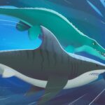 Megalodon vs Mosasaurus episode logo