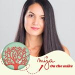 Mija on the mike with: Jacqueline Pereda episode logo