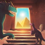 Allosaurus vs Deinonychus episode logo