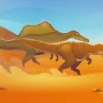 Giganotosaurus vs Spinosaurus episode logo