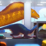 Amargasaurus vs Anzu wyliei episode logo