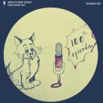 Epi 100: Behind the scenes – making of the ‘What’s new today’ podcast episode logo