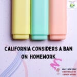 S2 E104: California considers banning homework episode logo