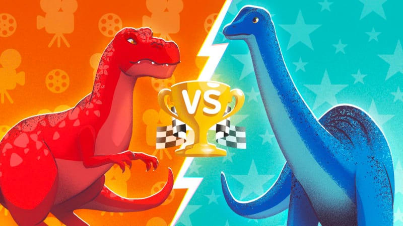 T Rex Vs Brontosaurus From Dino Dome Children S Podcast