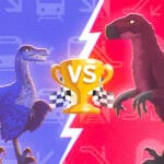 Bambiraptor vs Atrociraptor episode logo
