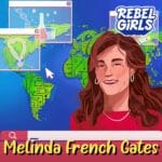 Melinda French Gates Read by Sara Blakely episode logo