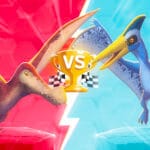 Ferrodraco vs Pterodactylus episode logo