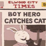 Buster Baxter, Cat Saver episode logo