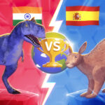 Rajasaurus vs Nuralagus episode logo