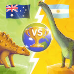 Minmi vs Patagotitan episode logo