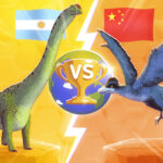 Patagotitan vs Microraptor episode logo